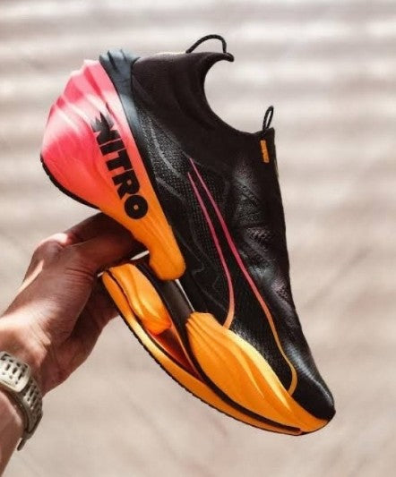 # Puma Run RB Fast Nitro Black Orange (with OG Box)