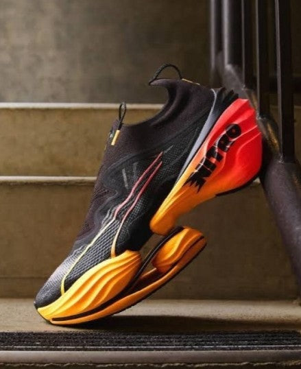 # Puma Run RB Fast Nitro Black Orange (with OG Box)