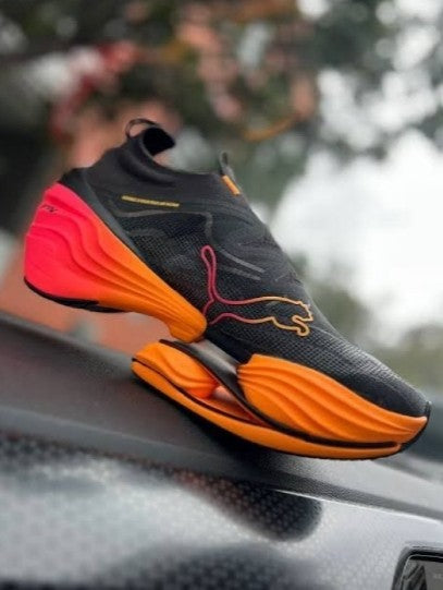 # Puma Run RB Fast Nitro Black Orange (with OG Box)