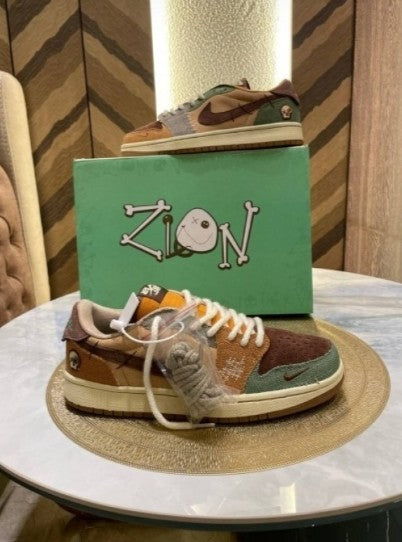 NIKE Zion Williamson x Air Jordan 1 Low Voodoo