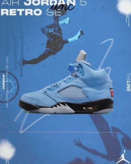 NIKE Air Jordan 5 UNC