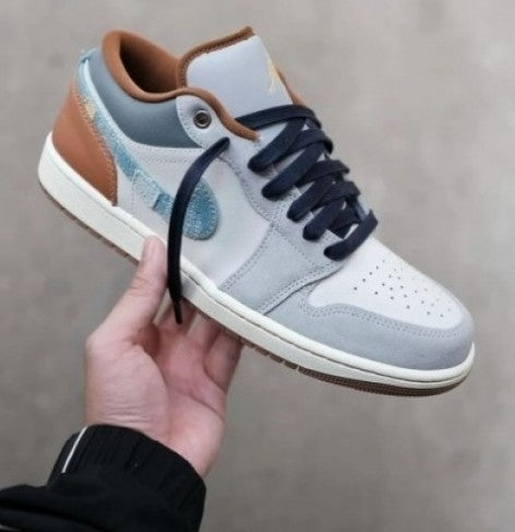 Air Jordan 1 Retro Low “Phantom Denim Swoosh”