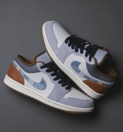 Air Jordan 1 Retro Low “Phantom Denim Swoosh”