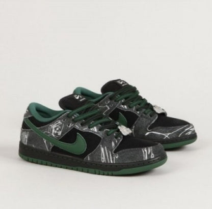 Nike SB Dunk Low x There Skateboards “Black Gorge Green”